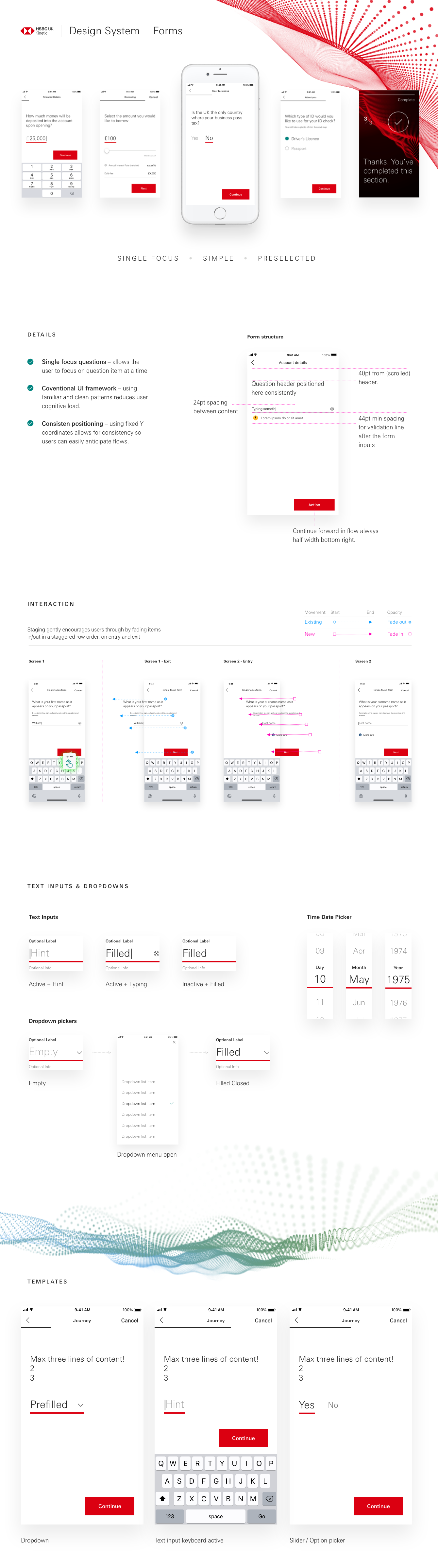 Design system documentation