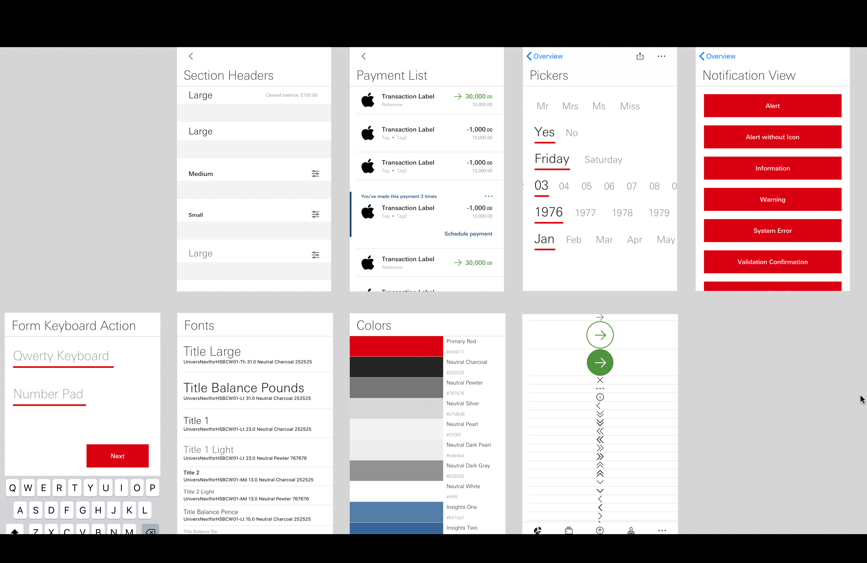 Solidify component depository